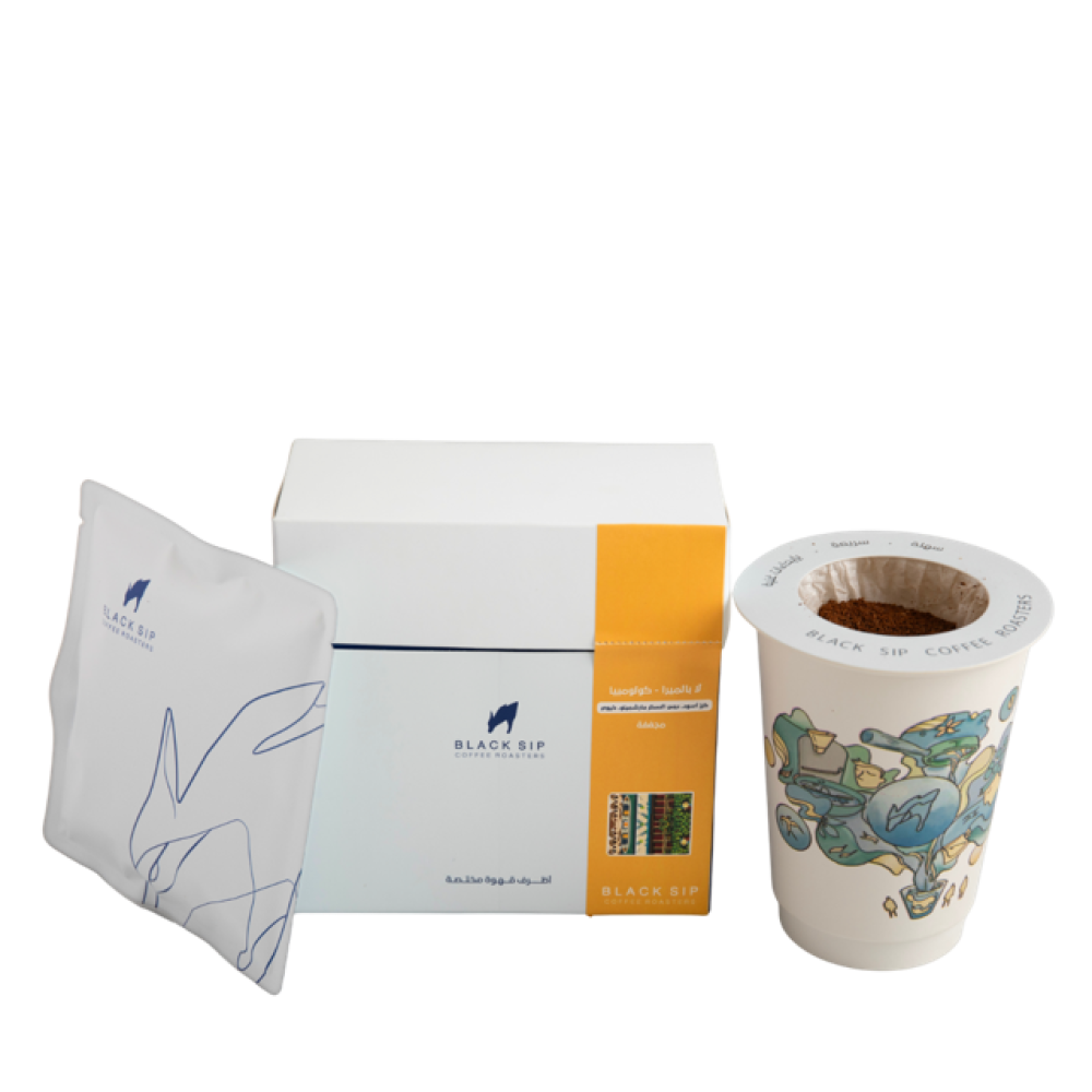 4 أظرف قهوة مختصة لا بالميرا – كولومبيا | La Palmera - Colombia 4 Drip Kit