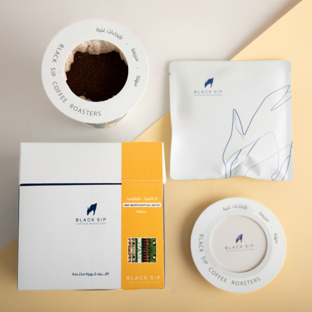 4 أظرف قهوة مختصة لا بالميرا – كولومبيا | La Palmera - Colombia 4 Drip Kit