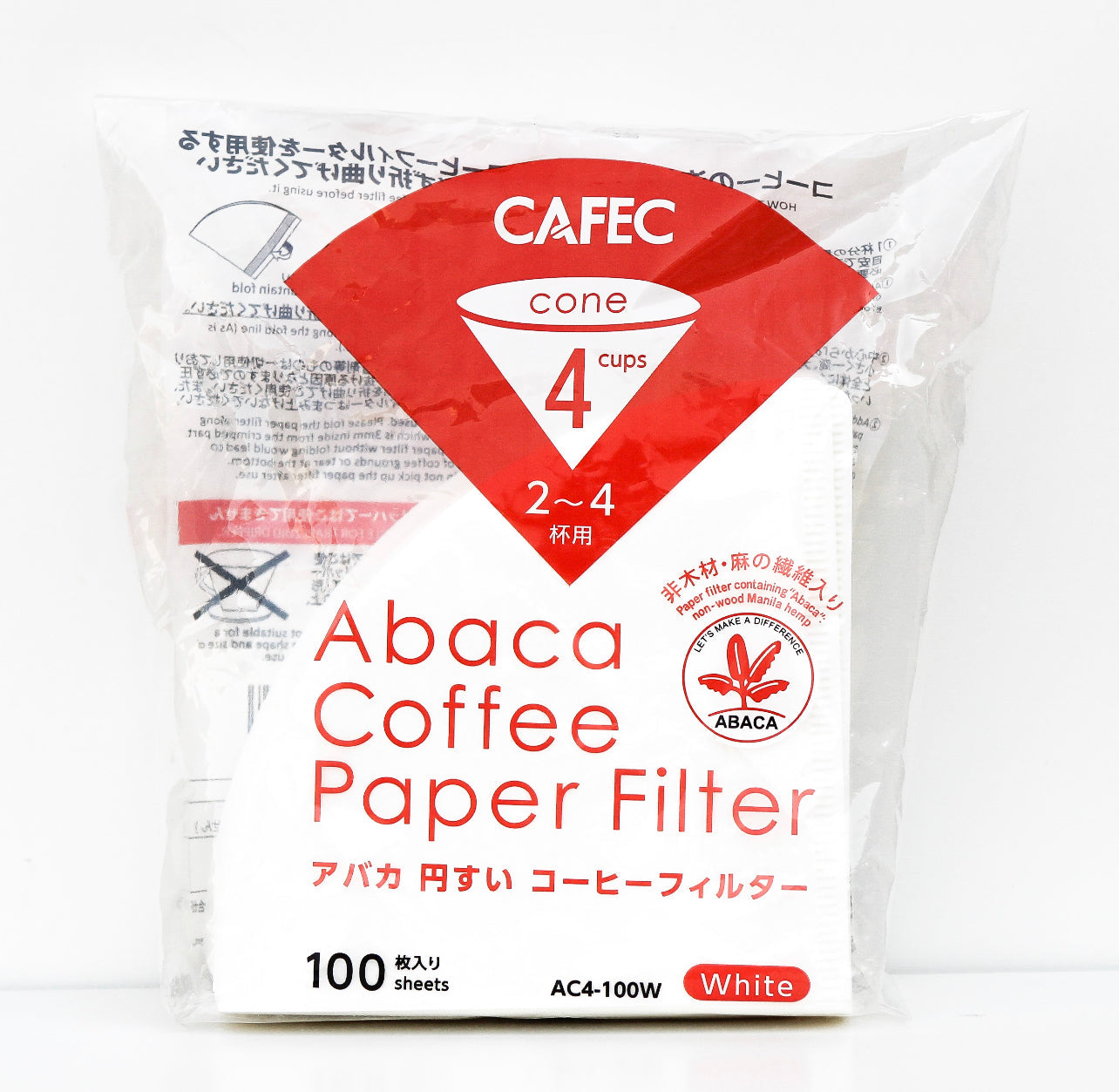 CAFEC Abaca Filter - Cup 4 Almahacoffee